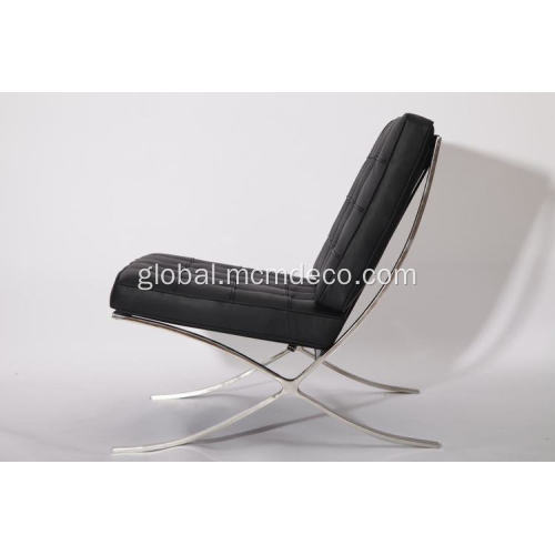 Luxury Leather Lounge Chairs Barcelona Leather Lounge Chair replica Manufactory